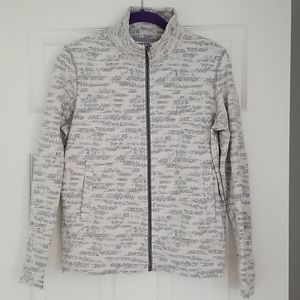 Zyia Cream Combo Zip Jacket XS